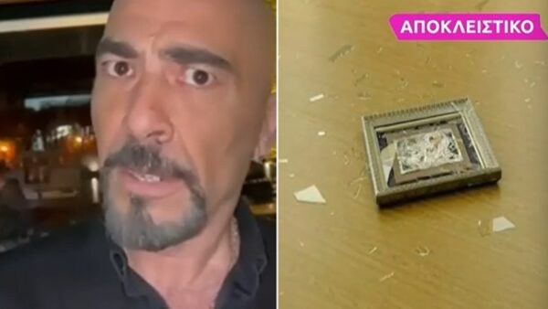Ο Βαλάντης στην κάμερα του Super Κατερίνα και τα έργα που βανδάλισε ο Νίκος Παπαδόπουλος