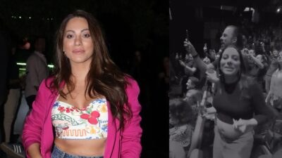 Η Ευρυδίκη Βαλαβάνη σε βραδινή έξοδο πριν και μετά την εγκυμοσύνη της