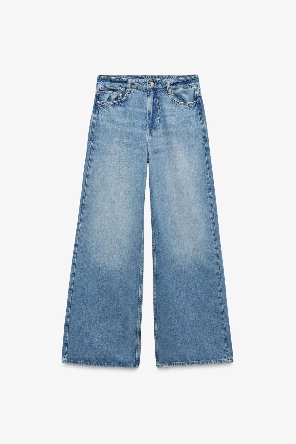 wide-leg τζιν zara
