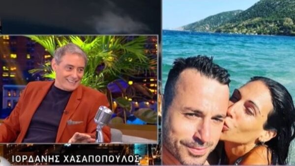 Ο Ιορδάνης Χασαπόπουλος στο πλατό της εκπομπής The 2night show