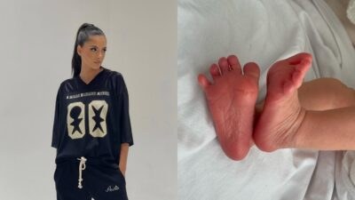 Η Αλεξάνδρα Νίκα και τα πατουσάκια του μωρού της