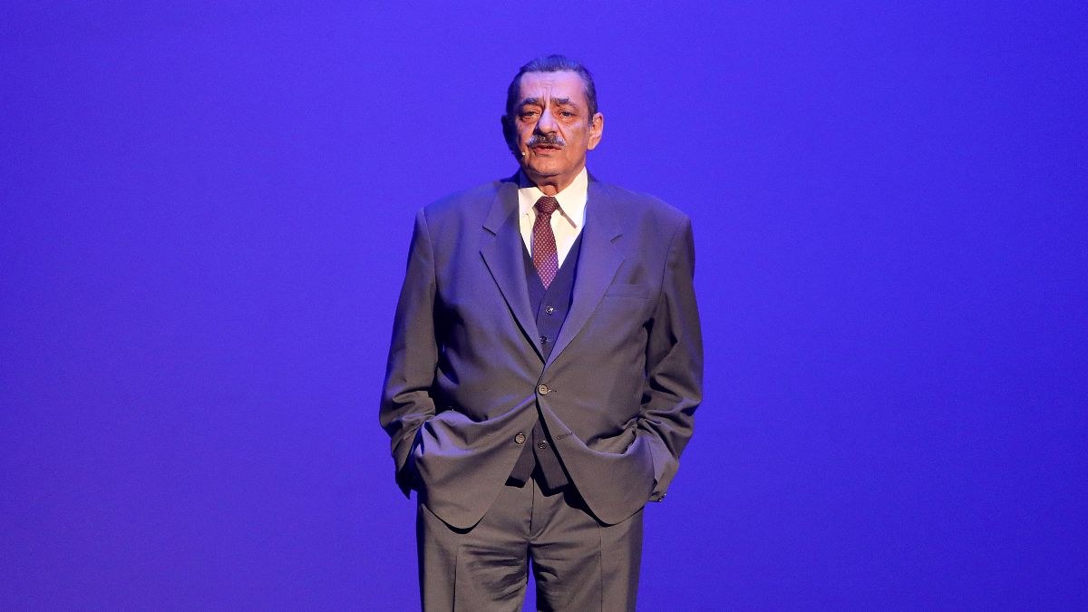 Ο Αντώνης Καφετζόπουλος σε παράστασή του.