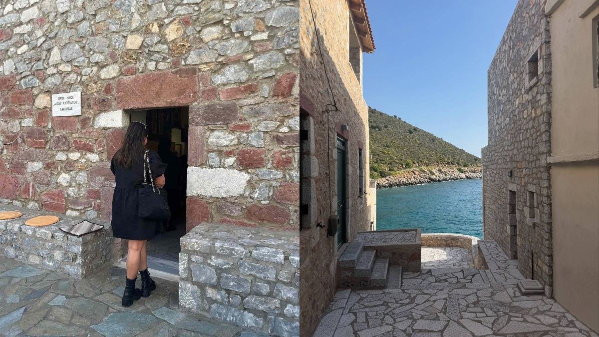Η Δανάη Μπάρκα Τήνος στην Τήνο