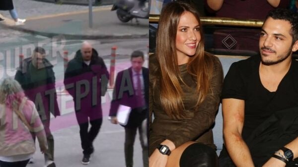 Ο Κώστας Δόξας με την πρώην σύζυγό του