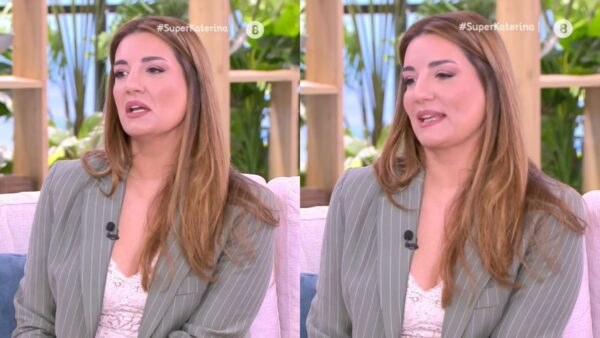 Η Ελίνα Παπίλα στο πλατό του Super Κατερίνα
