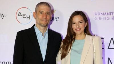 Η Εριέττα Κούρκουλου και ο Βύρων Βασιλειάδης σε έξοδό τους