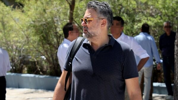 Ο Γιάννης Καλλιανός σε βάπτιση