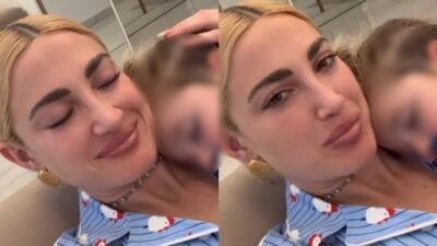 Η Ιωάννα Τούνη μαζί με τον γιο της