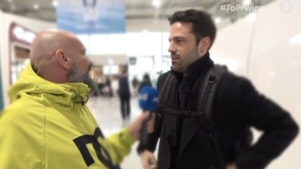 Ο Κωνσταντίνος Αργυρός στην κάμερα του Πρωινού