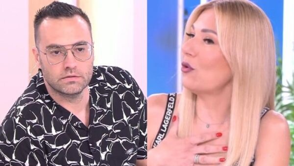 Ο Κώστας Φραγκολιάς και η Τίνα Μεσσαροπούλου