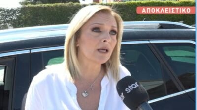 Η Χριστίνα Λαμπίρη στην κάμερα του Star