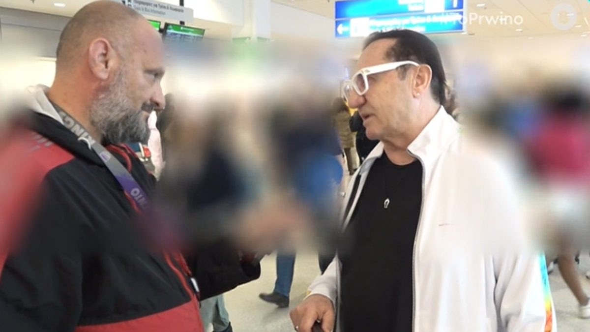 Ο Λευτέρης Πανταζής στην κάμερα του πρωινού