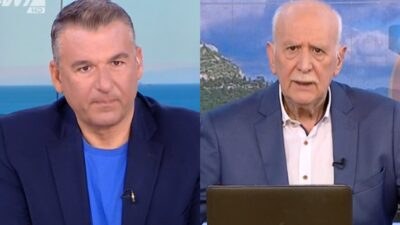 Ο Γιώργος Λιάγκας και ο Γιώργος Παπαδάκης