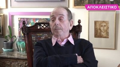 Ο Ηλίας Μαμαλάκης στην κάμερα του Super Κατερίνα