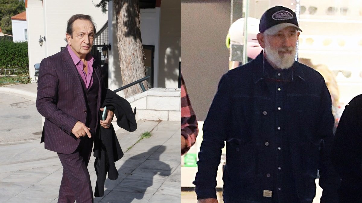 Ο Σπύρος Μπιμπίλας και ο Πέτρος Φιλιππίδης