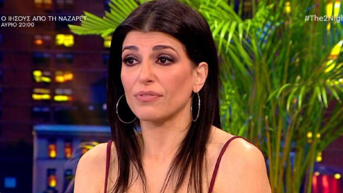 Η Νικολέτα Κοτσαηλίδου στο πλατό του The 2night show