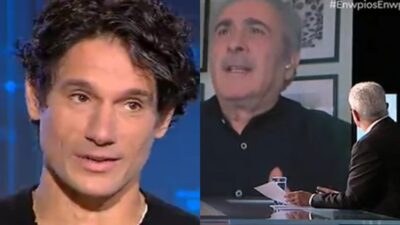 Ο Λάκης Λαζόπουλος στην συνέντευξη του Πάνου Βλάχου στο Ενώπιος Ενωπίω.