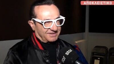 Ο Λευτέρης Πανταζής στην κάμερα του Breakfast at Star