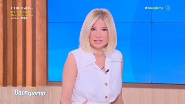 Η Φαίη Σκορδά στο Buongiorno
