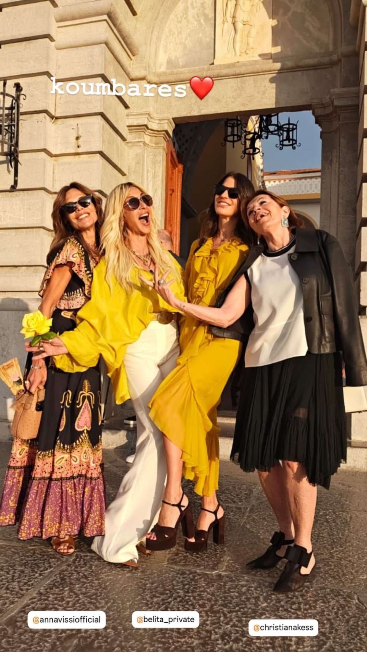 Αρετή Δαλακούρα, Άννα Βίσση, Δήμητρα Κούστα, Χριστιάνα Καίσαρη