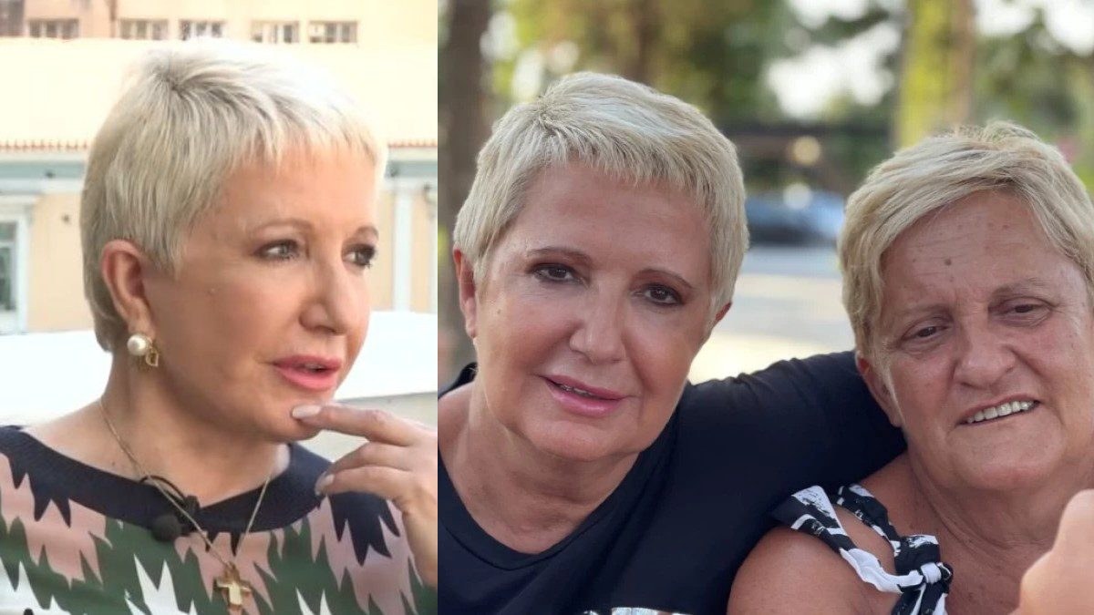Η Χριστίνα Κοραή με την αδερφή της