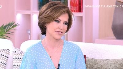 Η Αλεξάνδρα Παλαιολόγου στο πλατό του Happy Day