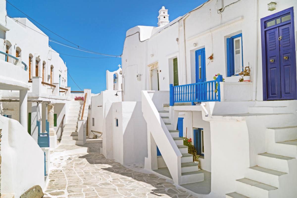 To γραφικό χωριό Κάστρο στη Σίφνο