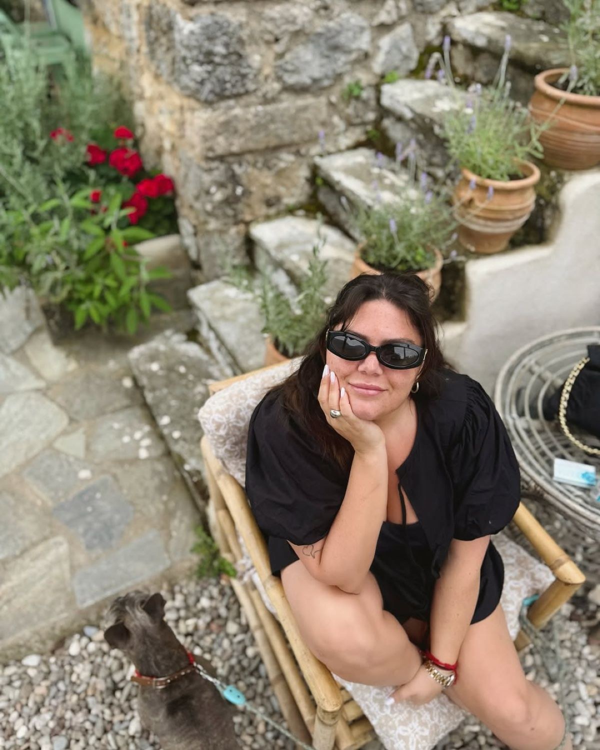 Η Δανάη Μπάρκα στο Instagram