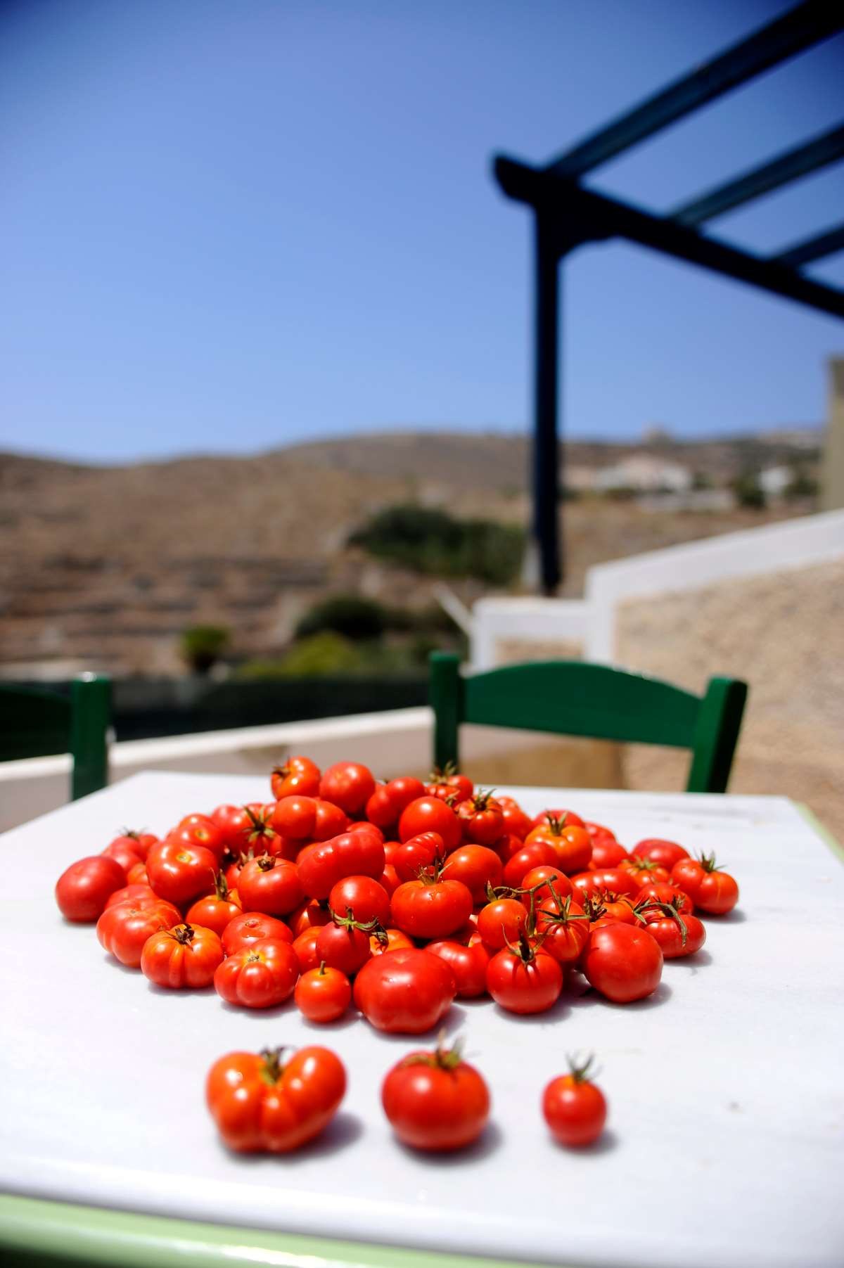 ντοματίνια σαντορίνης
