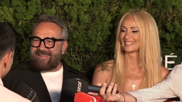 Ο Γρηγόρης Γκουντάρας και η Ναταλί Κάκκαβα