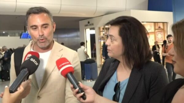Ο Γιώργος Καπουτζίδης και η Μαρία Κοζάκου