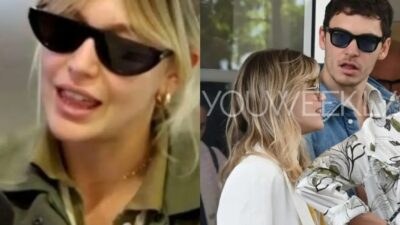 Η Κλέλια Ανδριολάτου με τον Μπάμπη Τσαούσογλου