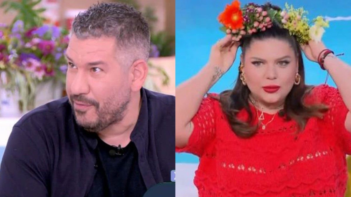 Ο Χάρης Λεμπιδάκης και η Δανάη Μπάρκα