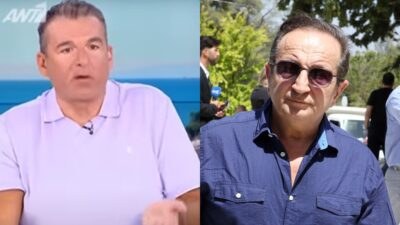Ο Γιώργος Λιάγκας και ο Σπύρος Μπιμπίλας