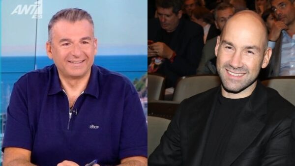 Ο Γιώργος Λιάγκας και ο Βασίλης Σπανούλης