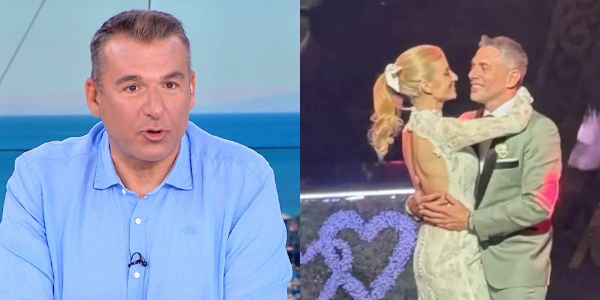 Ο Γιώργος Λιάγκας για τον γάμο της Ευαγγελίας Αραβανή με τον Σπύρο Λάζαρη