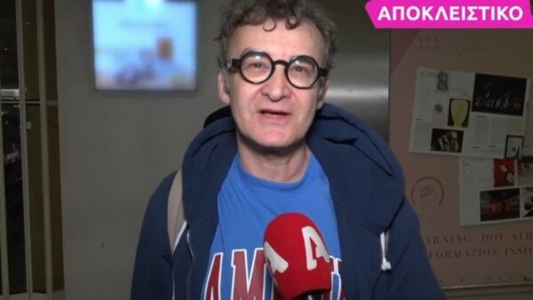 Ο Νίκος Ορφανός στην κάμερα του Super Κατερίνα