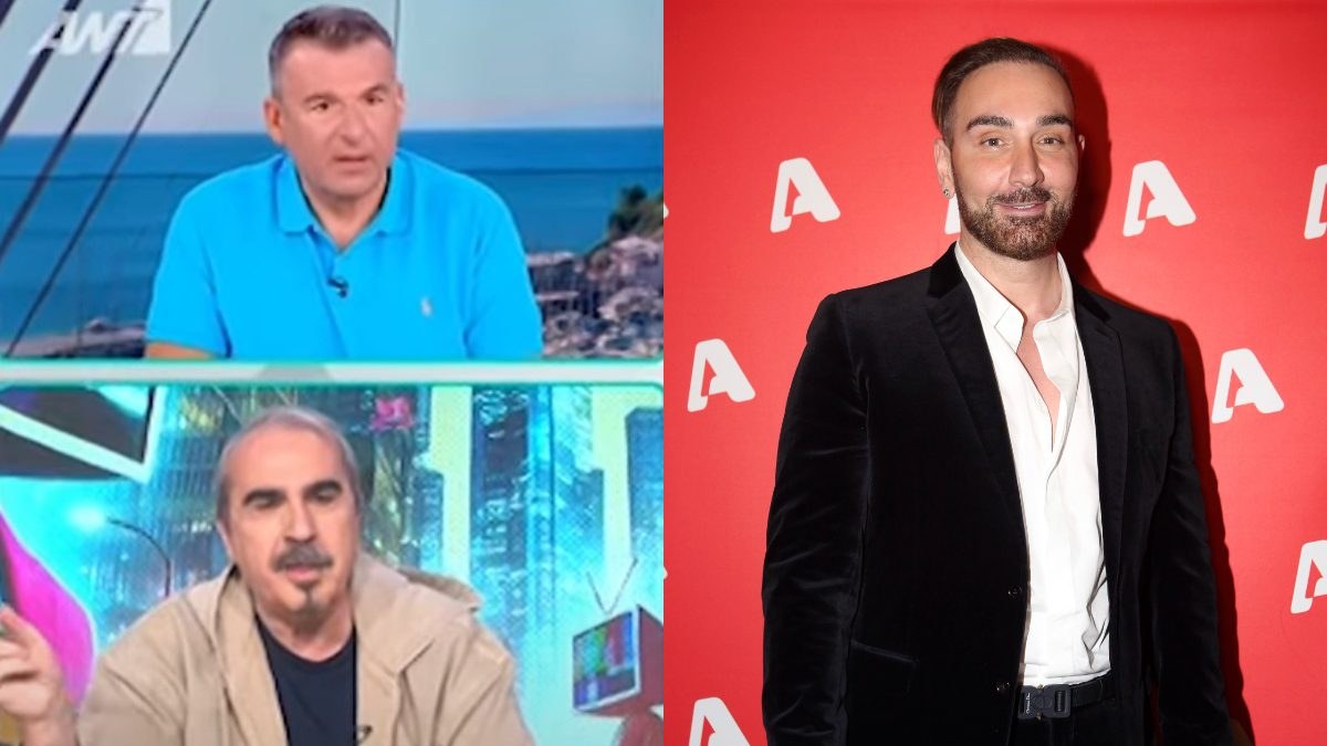 Ο Γιώργος Λιάγκας, ο Βαγγέλης Περρής και ο Νίκος Κοκλώνης