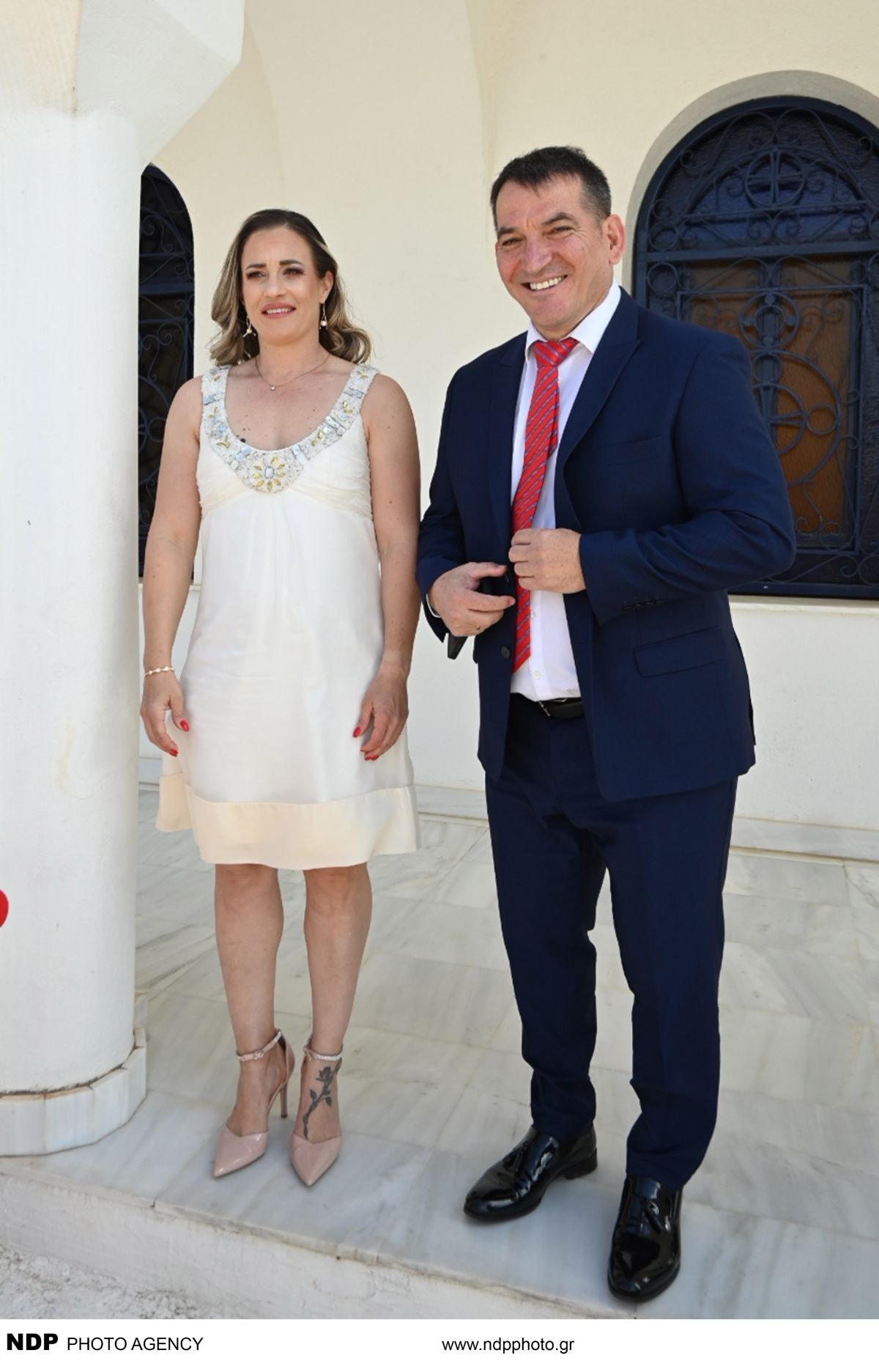 Η βάπτιση της κόρης του Πύρρου Δήμα και της Αφροδίτης Σκαφιδά