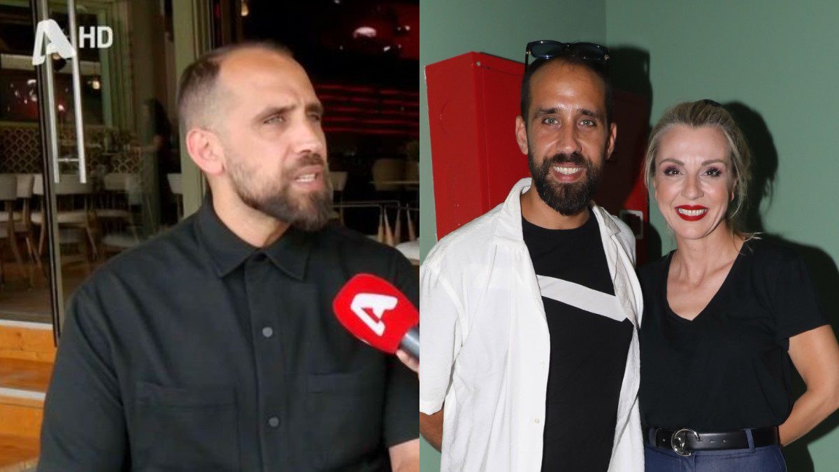 Ο Βασίλης Πορφυράκης και η Μαρίνα Νικολάου