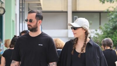 Ο Άρης Σοϊλέδης και η Μαριλίνα Κυπαρίσση