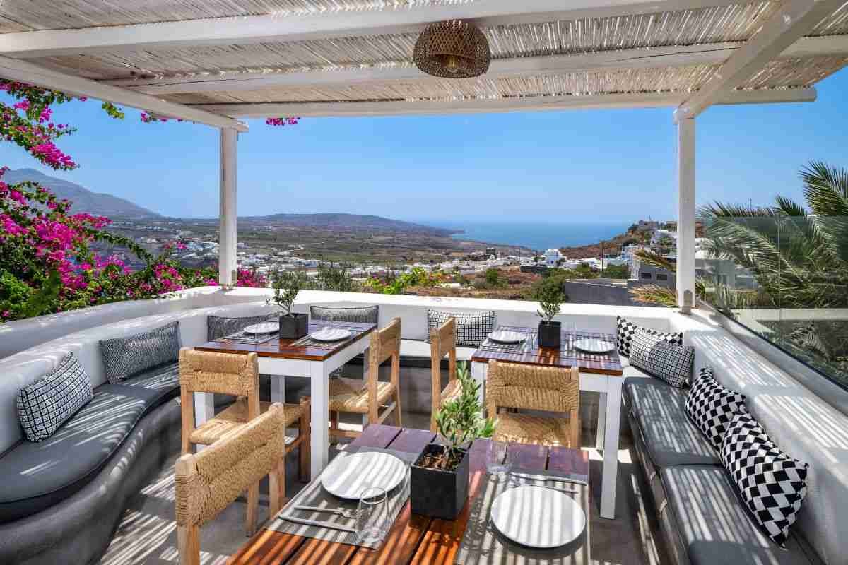 το μπαλκόνι του trafos restaurant