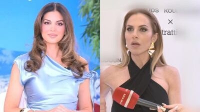 Η Σταματίνα Τσιμτσιλή και η Ντορέττα Παπαδημητρίου