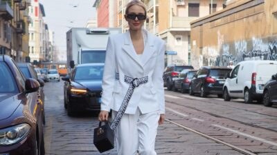 Το λευκό παντελόνι στο street style