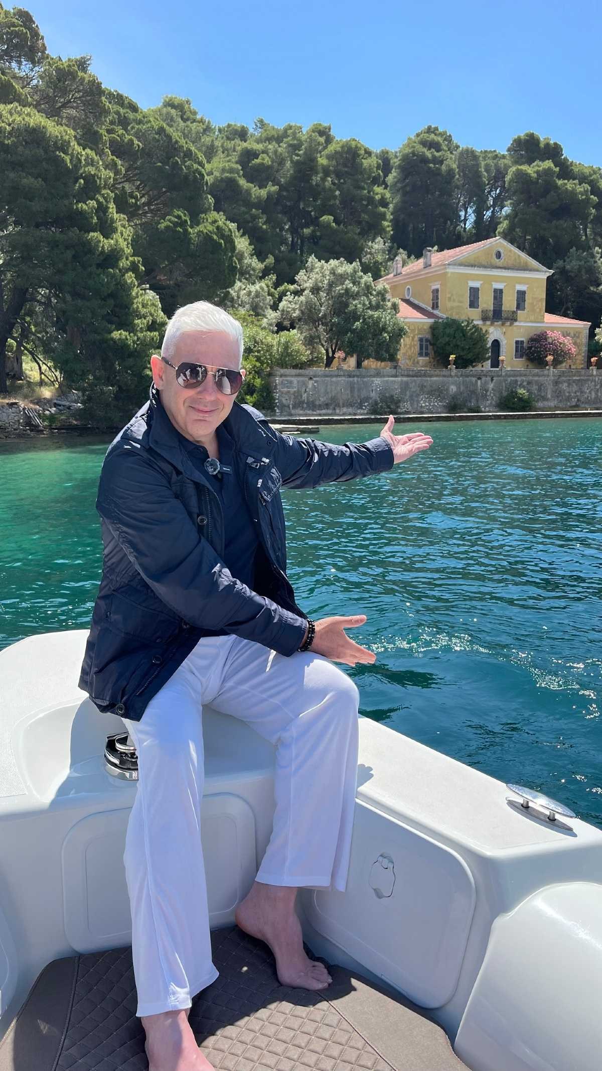 Ο Τάσος Δούσης στη Λευκάδα