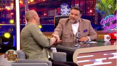 Ο Γρηγόρης Αρναούτογλου στο 2night show
