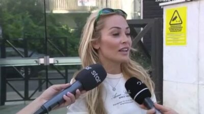 Η Ελένη Βουλγαράκη στις κάμερες