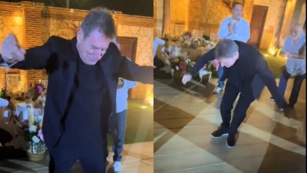 Ο Άγγελος Διονυσίου χορεύει στον γάμο του αδελφού του