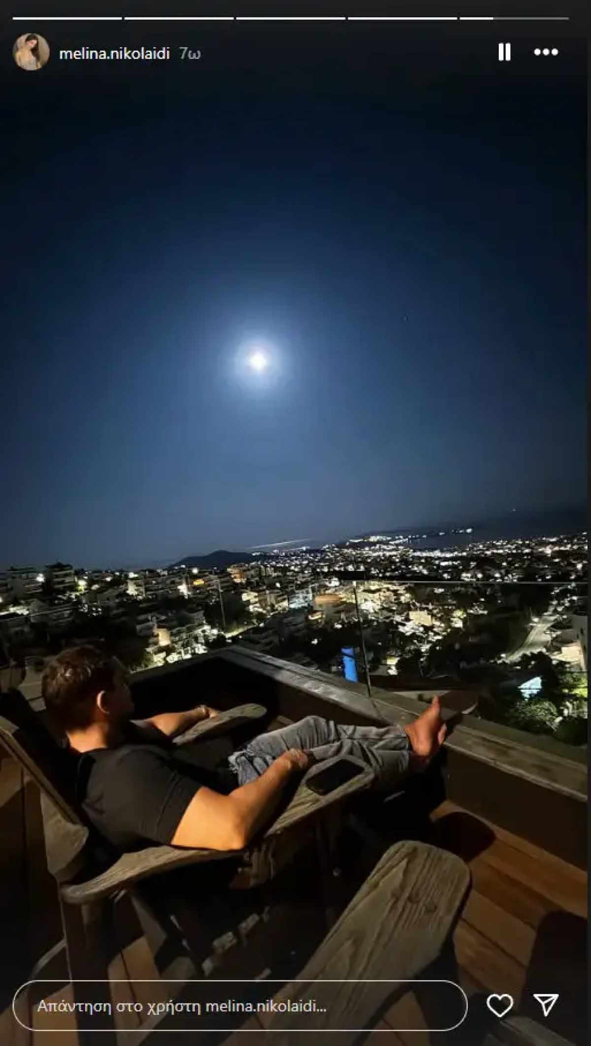 Ο Δημήτρης Φιντιρίκος στο σπίτι του
