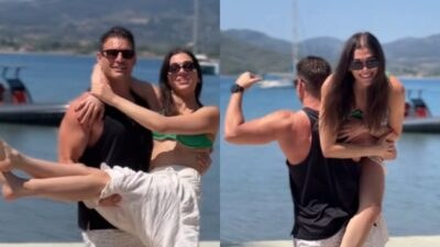 Ο Δημήτρης Φιντιρίκος και η Μελίνα Νικολαΐδη